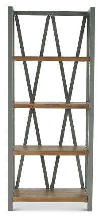 Dove Gray Bookcase