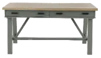 Amy Dove Gray Writing Desk