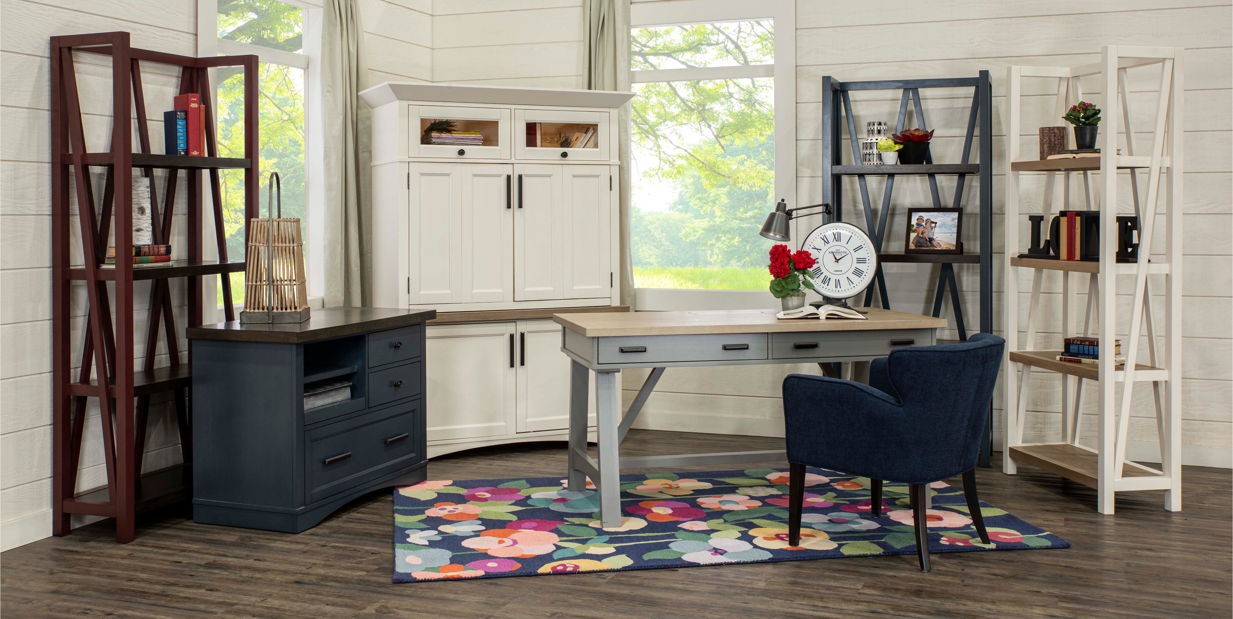 Rustic Cotton Home Office Work Station-3