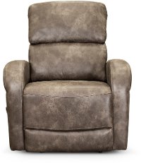 Stone Brown Transitional Rocker Recliner - Sylvie