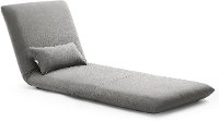 Slate Gray Folding Theater Lounger Chair and Fold Out Bed - Sutton-6