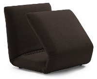 Chocolate Brown Folding Theater Lounger Chair and Fold Out Bed - Sutton-15