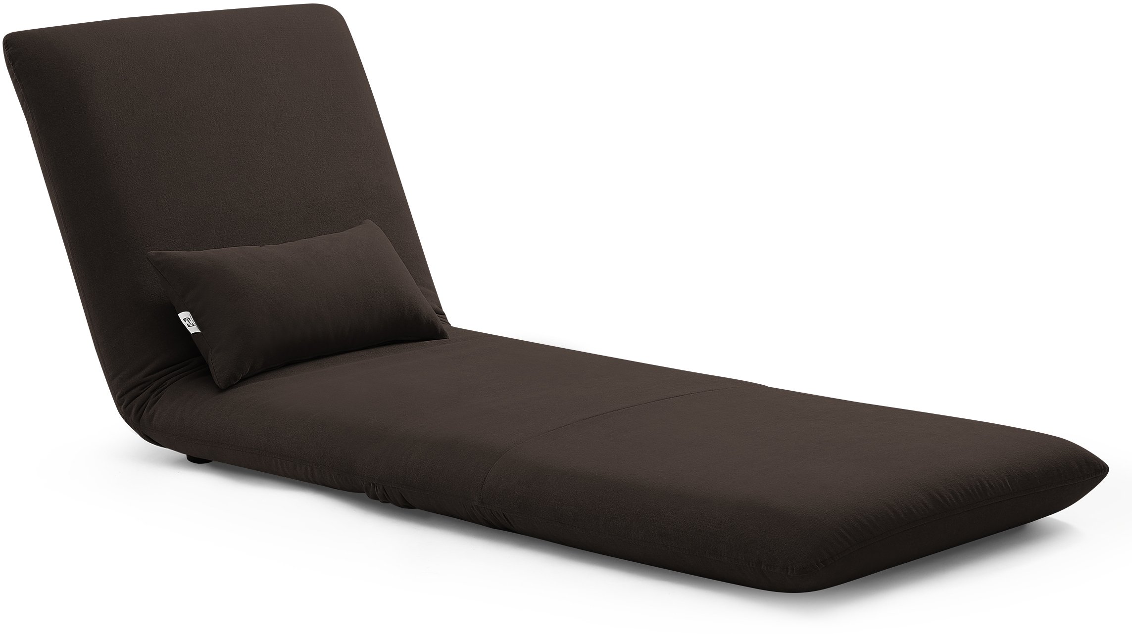 Chocolate Brown Folding Theater Lounger Chair and Fold Out Bed - Sutton-4