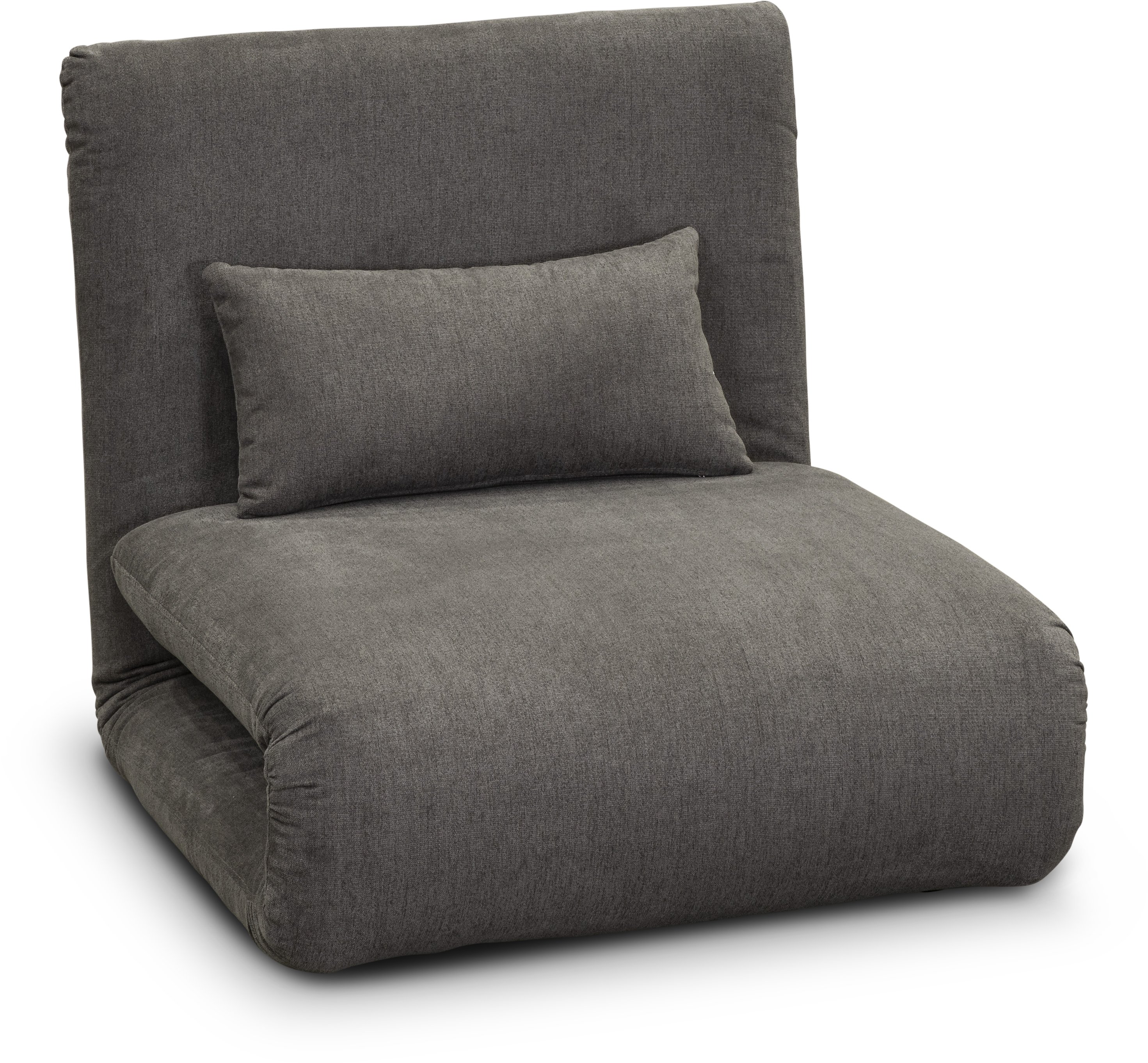 Chocolate Brown Folding Theater Lounger Chair and Fold Out Bed - Sutton-8