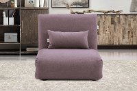 Plum Folding Theater Lounger Chair and Fold Out Bed - Sutton-8
