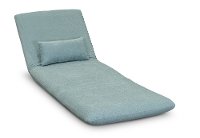 Teal Folding Theater Lounger Chair and Fold Out Bed - Sutton-2