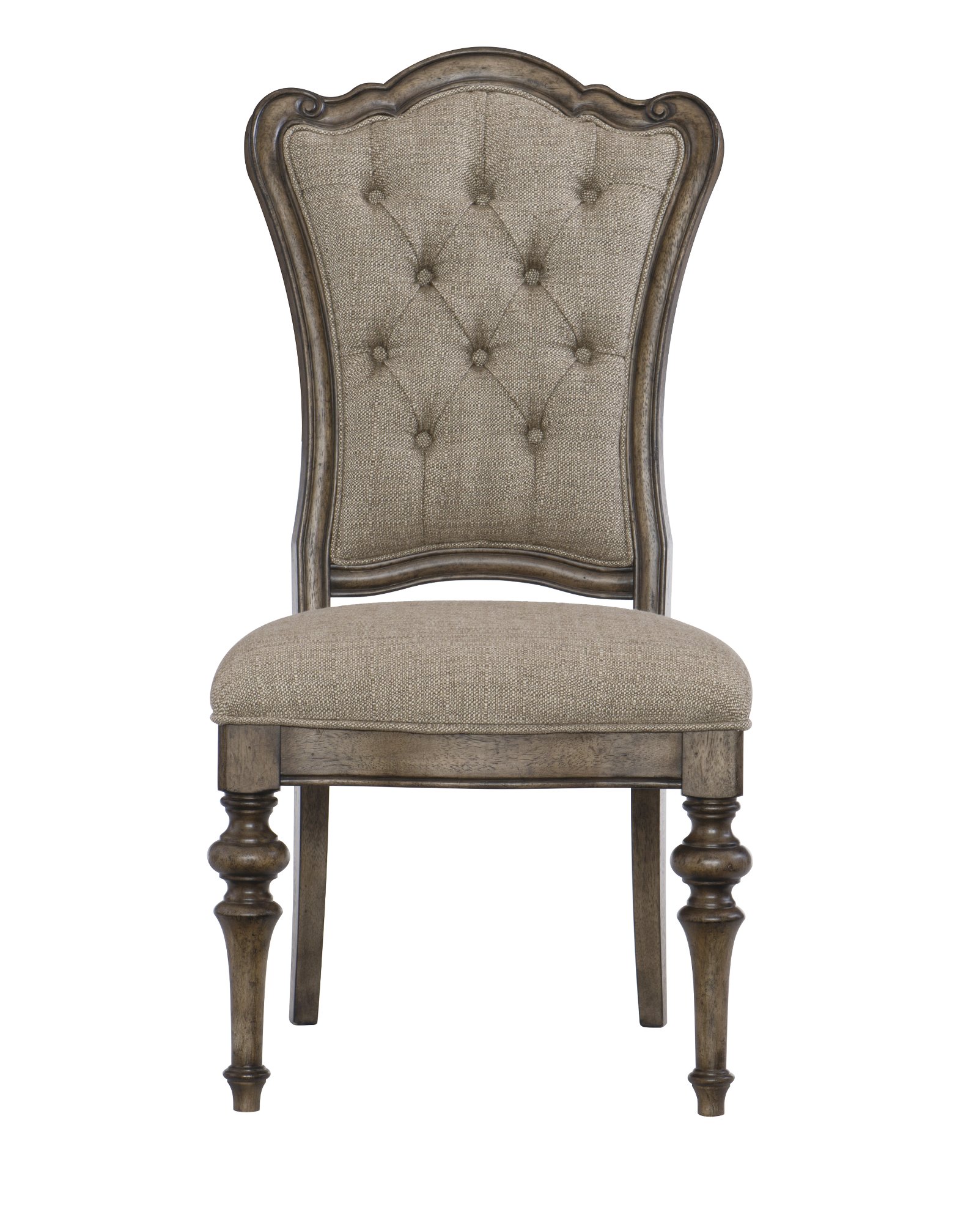 Traditional Brown Upholstered Dining Room Chair - Heath Park-4
