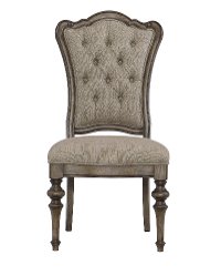 Traditional Brown Upholstered Dining Room Chair - Heath Park-4