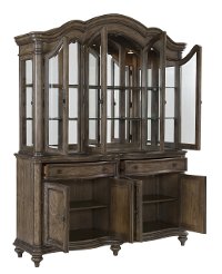 Traditional Brown China Cabinet - Heath Park-3