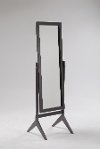 Black Transitional Cheval Mirror