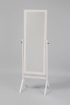 Clearance White Transitional Cheval Mirror