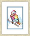 Multi Color Fine Art Bird Framed Wall Art Under Glass