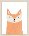 Clearance Orange Fox Canvas Framed Wall Art