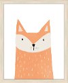 Orange Fox Canvas Framed Wall Art