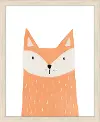 Orange Fox Canvas Framed Wall Art