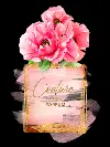 Couture On Glass Wall Art with Gold Leaf Accents