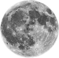 40 Inch Diameter 3D Moon Painted on Glass Wall Art