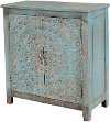 Turquoise Small Accent Cabinet - Roy