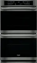FGET3066UD Frigidaire Gallery 30 Inch Double Wall Oven - 10.2 cu. ft. Black Stainless Steel