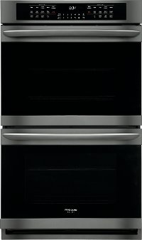 FGET3066UD Frigidaire Gallery 30 Inch Double Wall Oven - 10.2 cu. ft. Black Stainless Steel