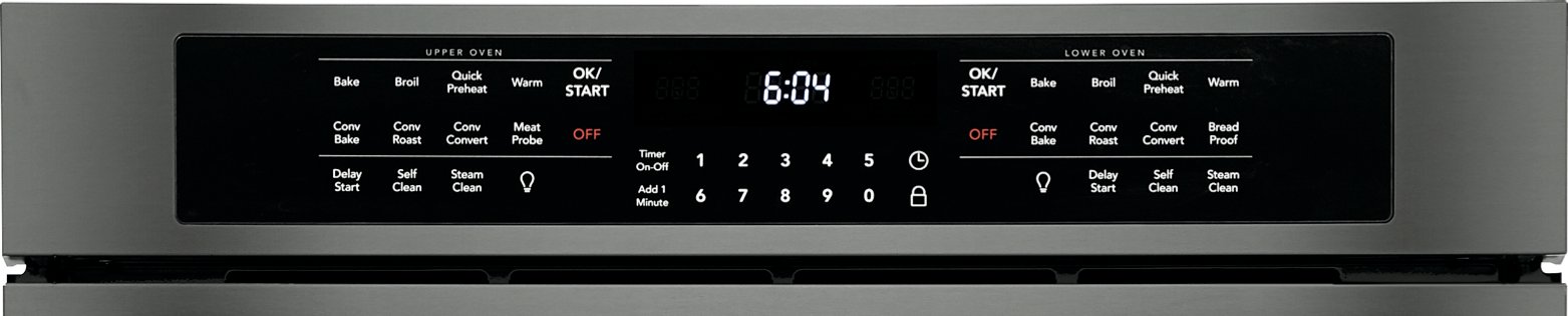 FGET3066UD Frigidaire Gallery 30 Inch Double Wall Oven - 10.2 cu. ft. Black Stainless Steel-4