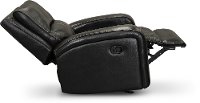 Black Leather-Match Glider Recliner - Megan-3