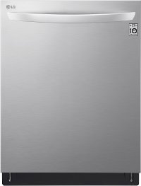 LDT6809SS LG Top Control Smart Dishwasher with Towel Bar Handle - 24 Inch Stainless Steel