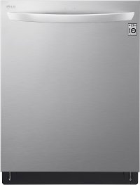 LDT7808SS LG Dishwasher with Bar Handle and Smart Home Features - Stainless Steel