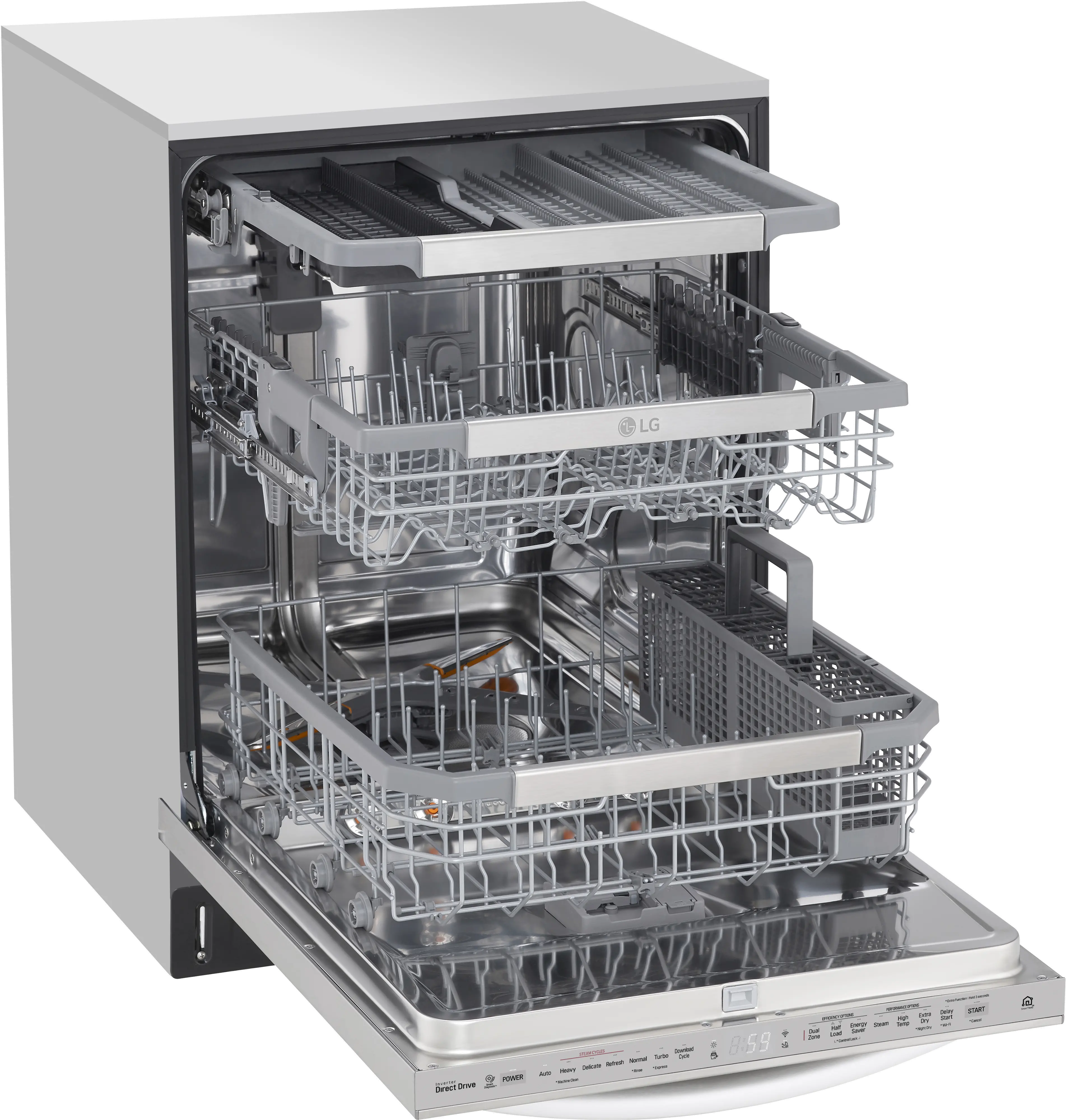LDT7808SS LG Top Control Dishwasher - Stainless Steel-5