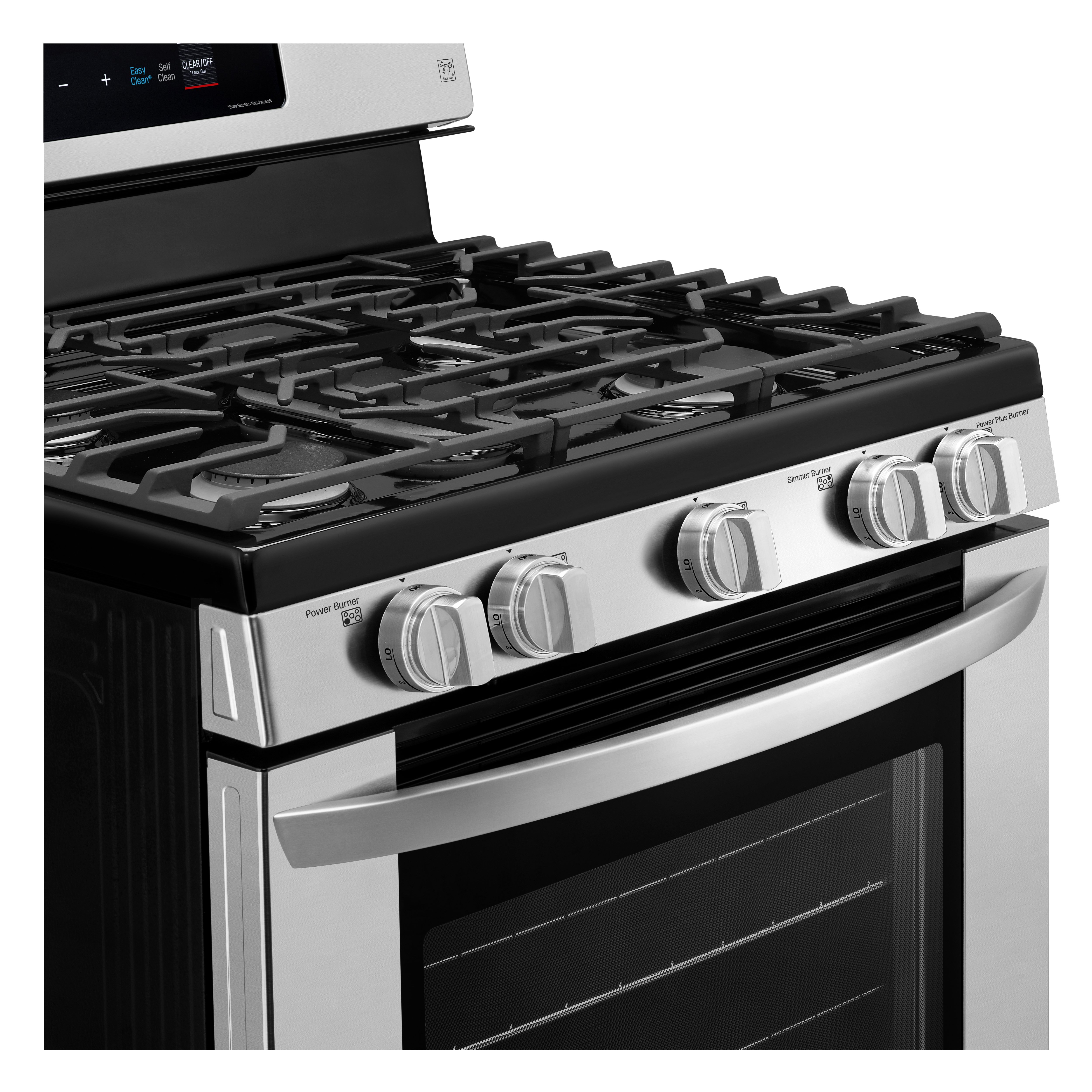 LRG3194ST LG 30 Inch Gas Range with Convection Oven - 5.4 cu. ft. Stainless Steel-3