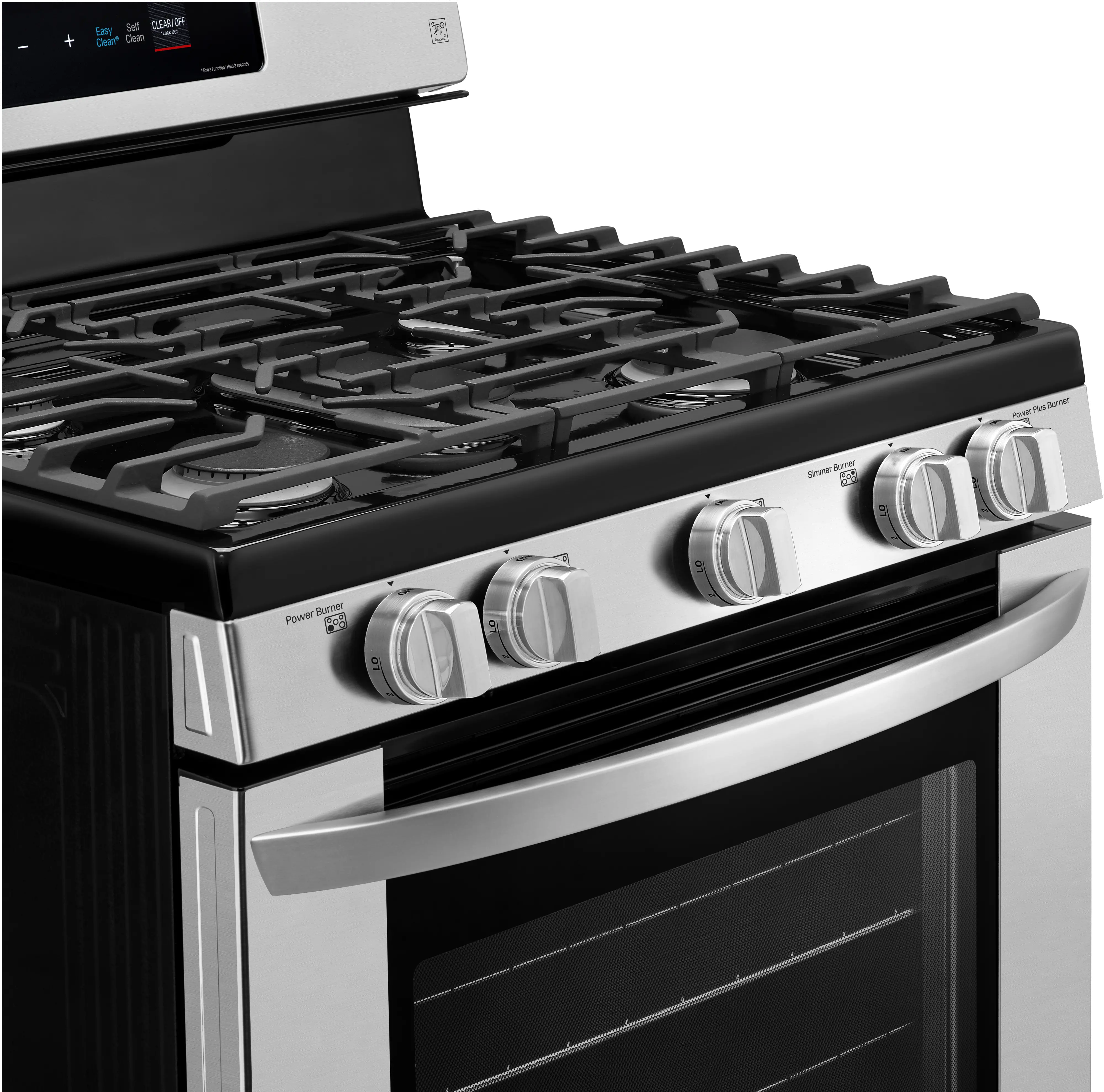 LRG3194ST LG 30 Inch Gas Range with Convection Oven - 5.4 cu. ft. Stainless Steel-3