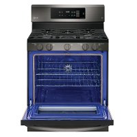 LRG3194BD LG 30 Inch Gas Range with Convection Oven - 5.4 cu. ft. Black Stainless Steel-3