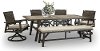 Ash Gray 6 Piece Patio Dining Set - Glenwood