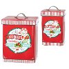 8 Inch Multi Color Lidded Candy Container with Handle