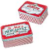 8 Inch Multi Color Metal Holiday Sign Box