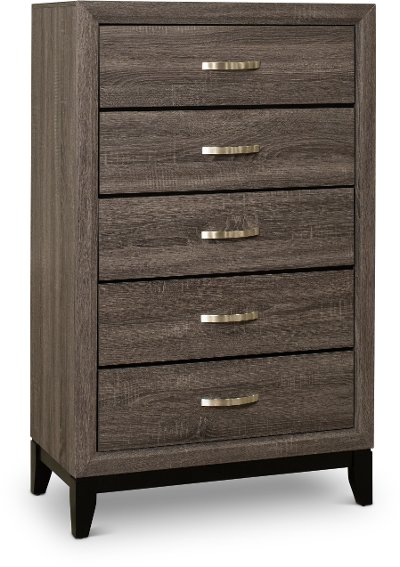 Contemporary Gray Chest of Drawers - Florence