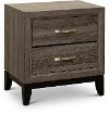 Contemporary Gray Nightstand - Florence