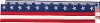Red, White and Blue Jacquard Patriotic Runner