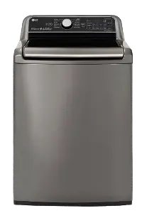 WT7800CV LG Top Load TurboWash3D Washer - 5.5 cu. ft. Graphite Steel
