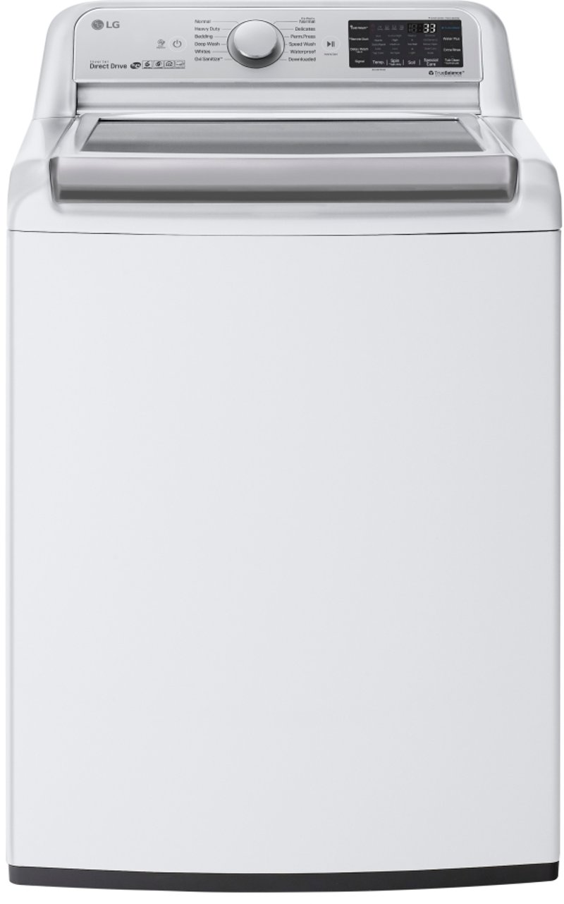 Lg Top Load Turbowash3d Washer 5 5 Cu Ft White Rc Willey Furniture Store