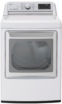 DLEX7800WE LG WiFi Electric Dryer with TurboSteam - White 7.3 cu.ft.