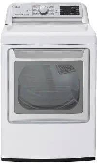 DLEX7800WE LG WiFi Electric Dryer with TurboSteam - White 7.3 cu.ft.