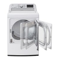 DLEX7800WE LG WiFi Electric Dryer with TurboSteam - White 7.3 cu.ft.-2
