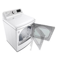 DLEX7800WE LG WiFi Electric Dryer with TurboSteam - White 7.3 cu.ft.-4