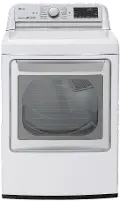 DLGX7801WE LG WiFi Gas Dryer with TurboSteam - White 7.3 cu.ft.