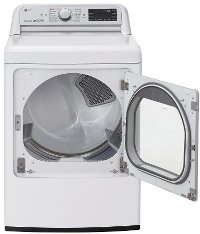 DLGX7801WE LG WiFi Gas Dryer with TurboSteam - White 7.3 cu.ft.-2