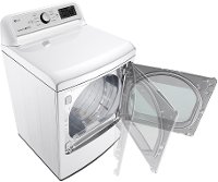 DLGX7801WE LG WiFi Gas Dryer with TurboSteam - White 7.3 cu.ft.-3