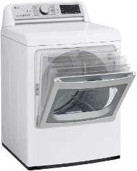 DLGX7801WE LG WiFi Gas Dryer with TurboSteam - White 7.3 cu.ft.-4