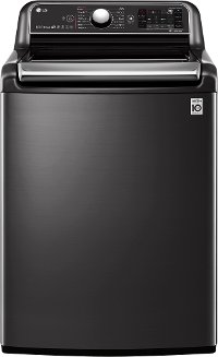 WT7900HBA LG Top Load Washer 5.5 cu. ft. TurboWash3D - Black Steel
