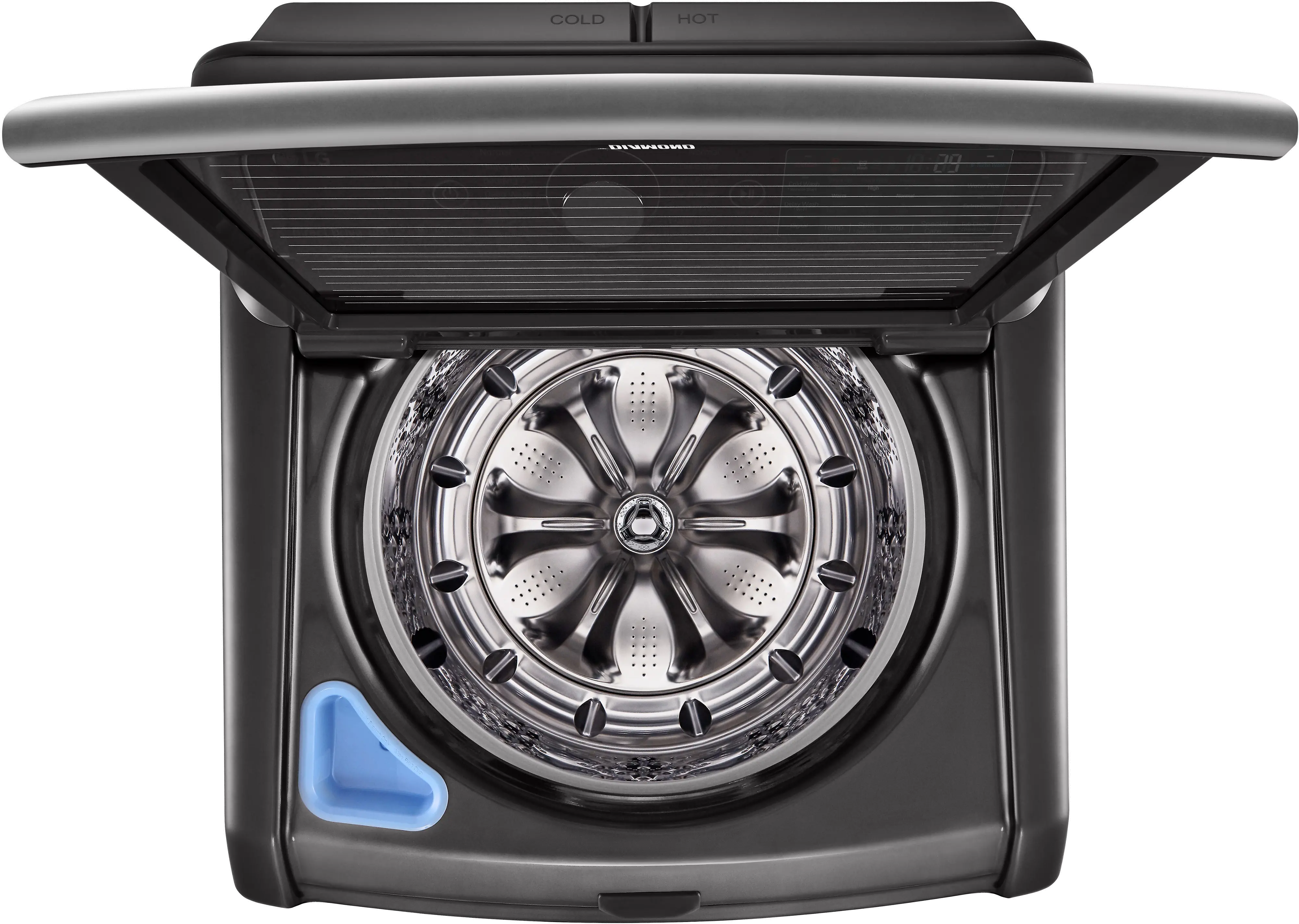 WT7900HBA LG Top Load Washer 5.5 cu. ft. TurboWash3D - Black Steel-3